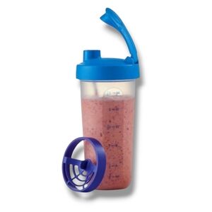 Like New 🥀 TUPPERWARE Blue Quick Shake Container 680 ml/ 23 oz